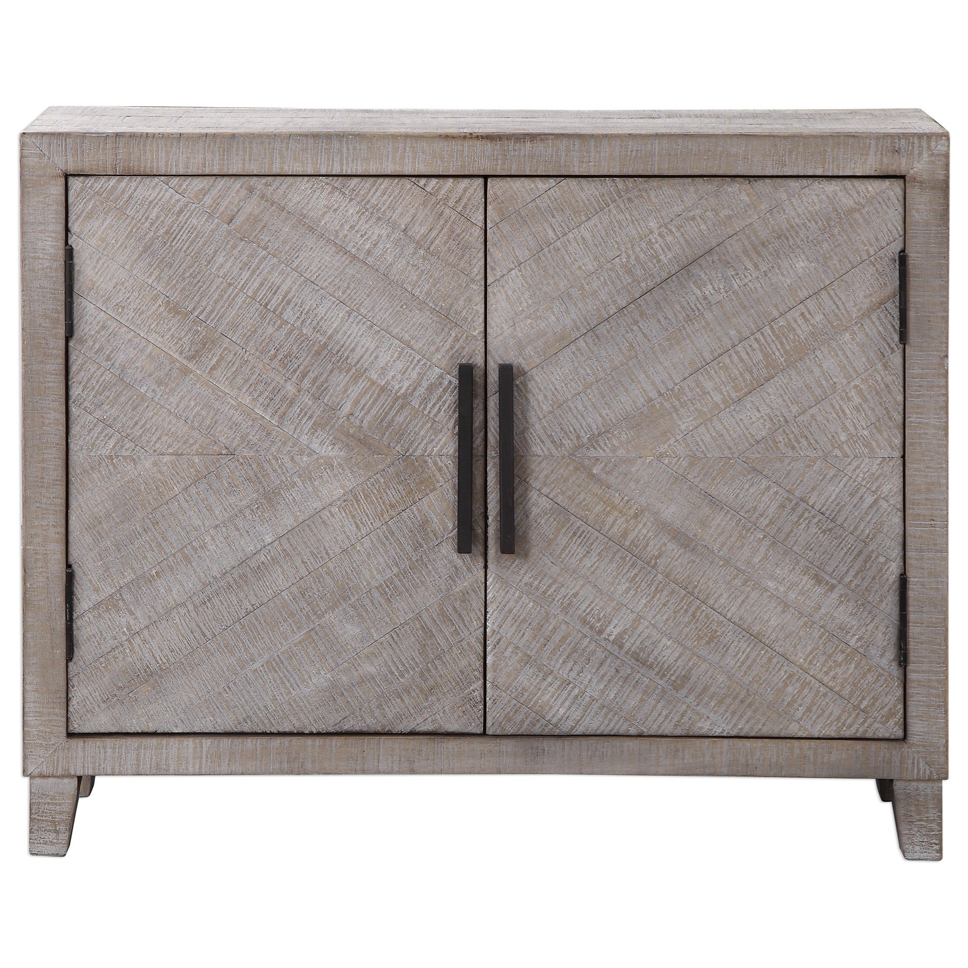 Uttermost Accent Furniture Chests Adalind White Washed Accent
